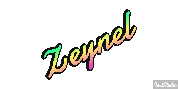 Zeynel Tekst effect
