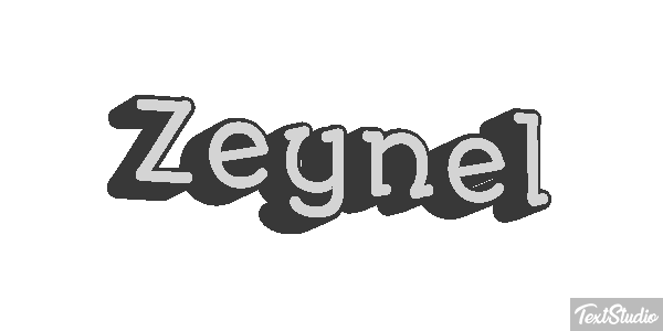 Zeynel Tekst effect