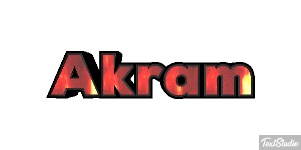 Akram Text effect
