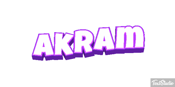 Akram Text effect