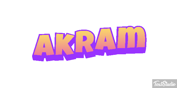 Akram Text effect