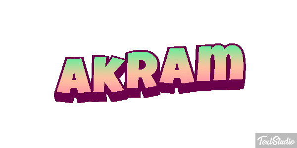Akram Text effect