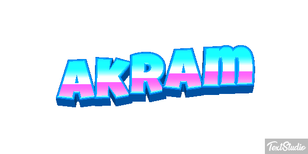 Akram Text effect