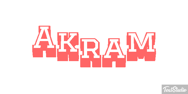 Akram Text effect