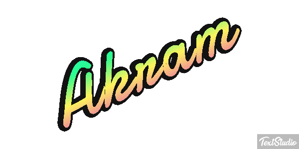 Akram Text effect