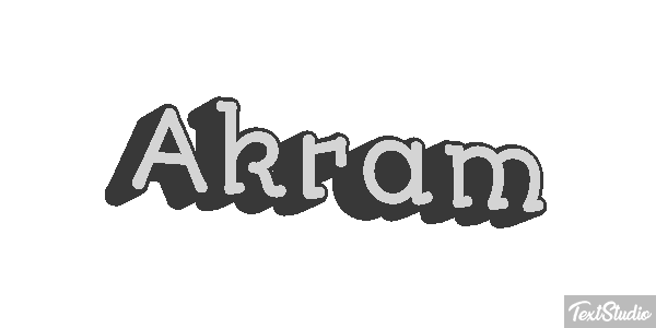 Akram Text effect