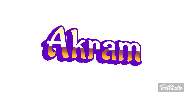 Akram Text effect