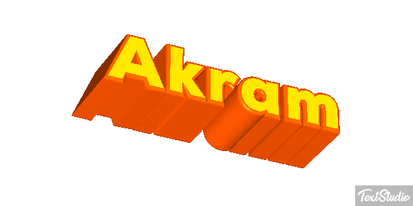 Akram Text effect