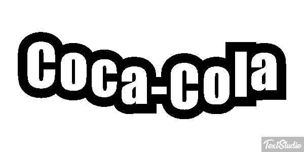 Coca-Cola Text effect