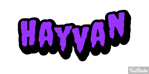 Hayvan テキスト効果
