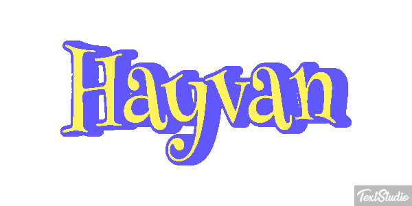 Hayvan テキスト効果