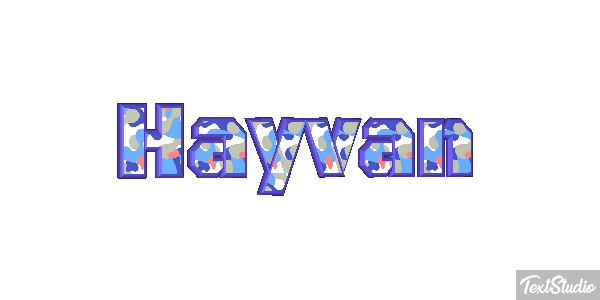 Hayvan テキスト効果