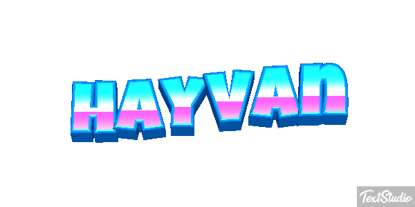 Hayvan テキスト効果