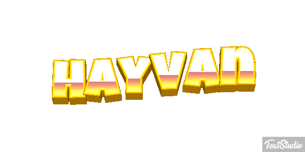 Hayvan テキスト効果