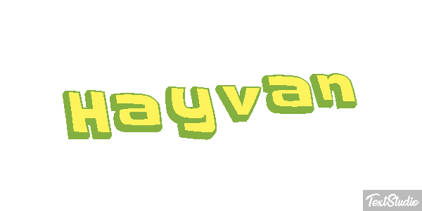 Hayvan テキスト効果