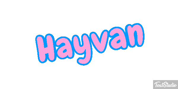 Hayvan テキスト効果