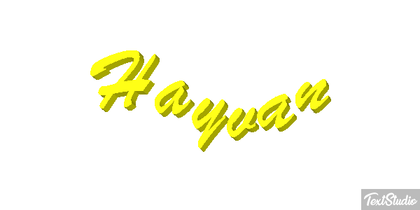 Hayvan テキスト効果