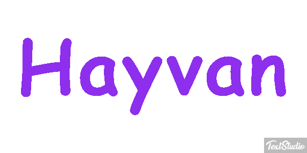 Hayvan テキスト効果