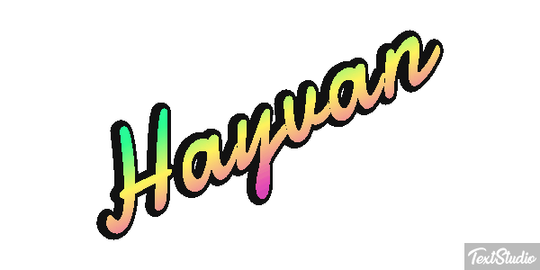 Hayvan テキスト効果