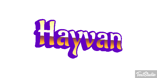 Hayvan テキスト効果