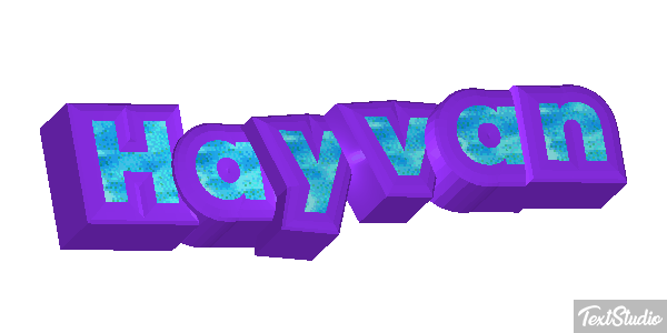 Hayvan テキスト効果