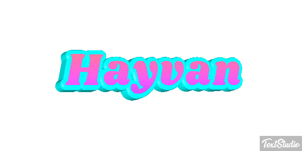 Hayvan テキスト効果