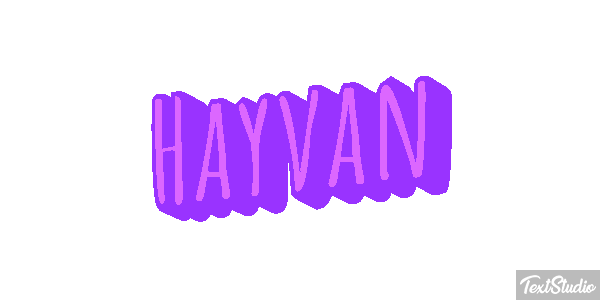 Hayvan テキスト効果