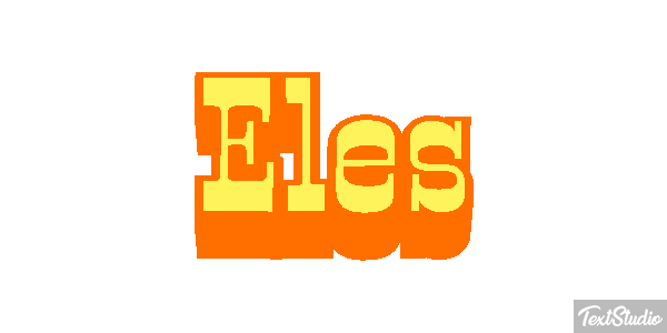 Eles Tekst effect