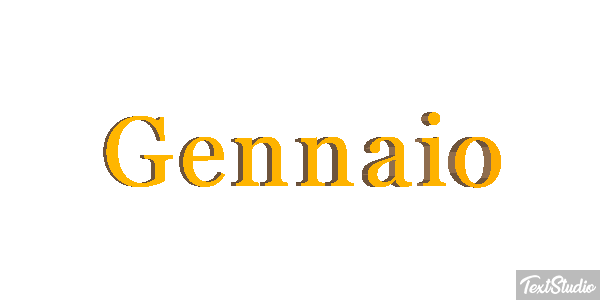 Gennaio Effetto testo