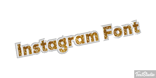 Instagram Font Текстовый эффект