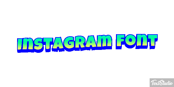 Instagram Font Текстовый эффект