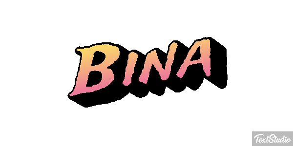 Bina Text effect