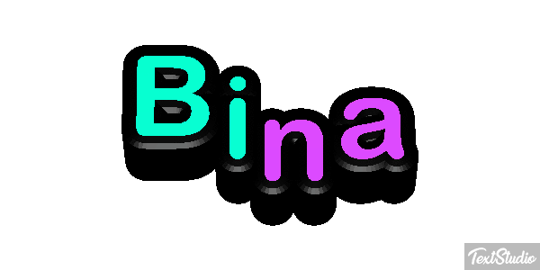 Bina Text effect