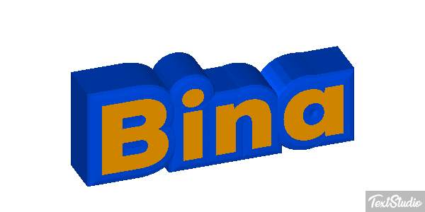 Bina Text effect
