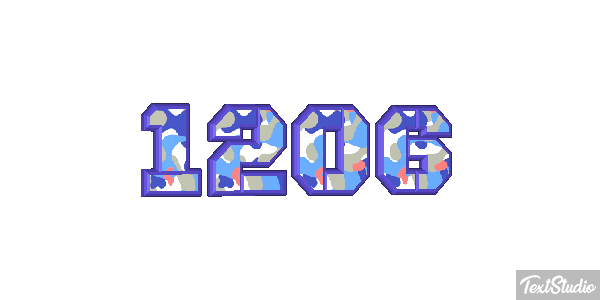 1206 Text effect