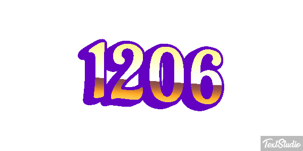 1206 Text effect