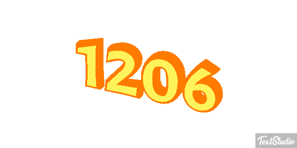 1206 Text effect