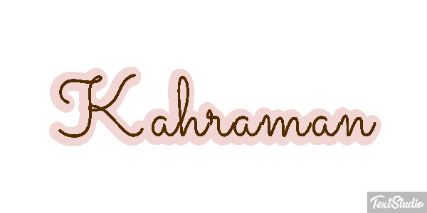 Kahraman Text effect