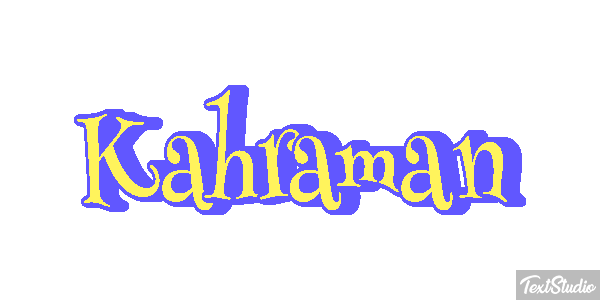 Kahraman Text effect