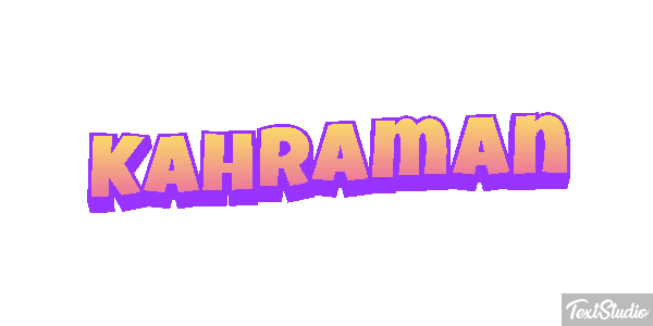 Kahraman Text effect
