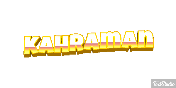 Kahraman Text effect