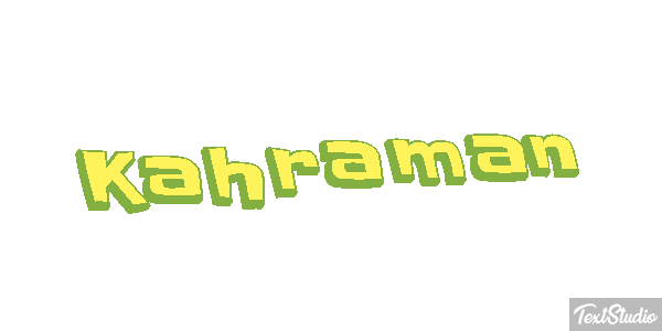 Kahraman Text effect