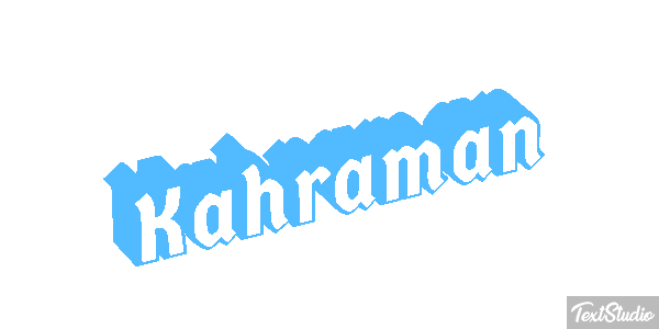 Kahraman Text effect
