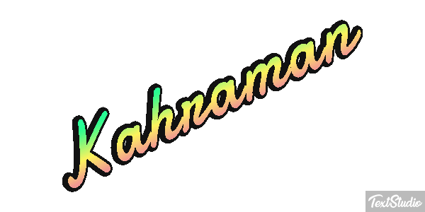 Kahraman Text effect