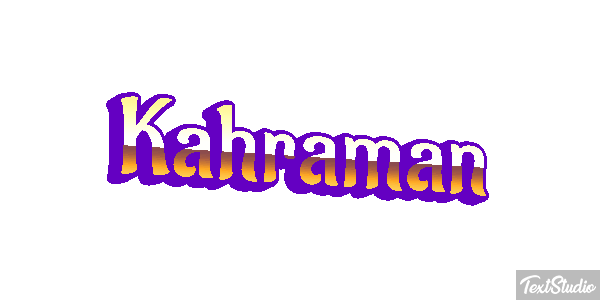 Kahraman Text effect