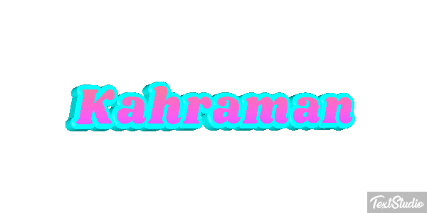 Kahraman Text effect