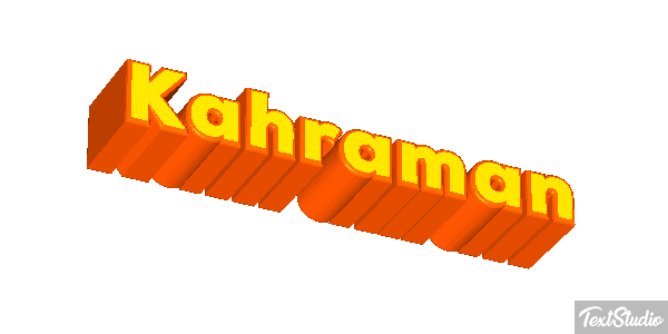 Kahraman Text effect