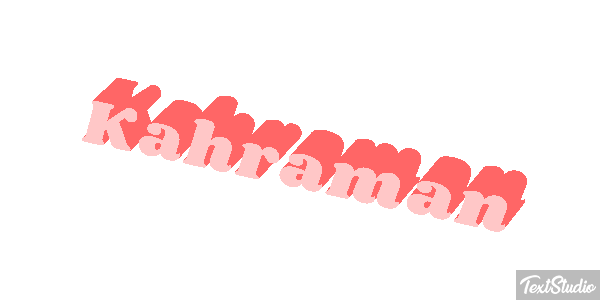 Kahraman Text effect
