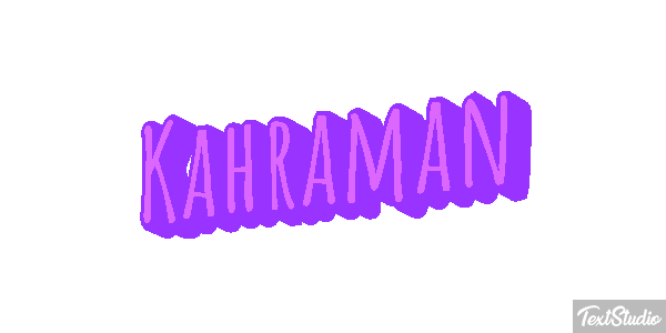 Kahraman Text effect