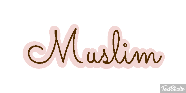 Muslim Text effect